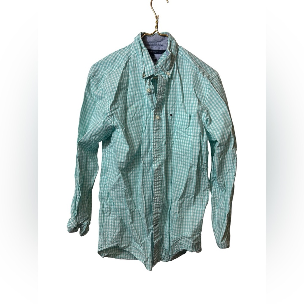 TOMMY HILFIGER | button up shirt classic fit medium